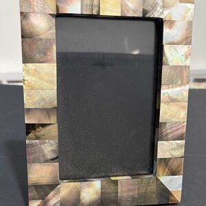 Elegant Genuine Mother of Pearl Photo Frame 4X6.